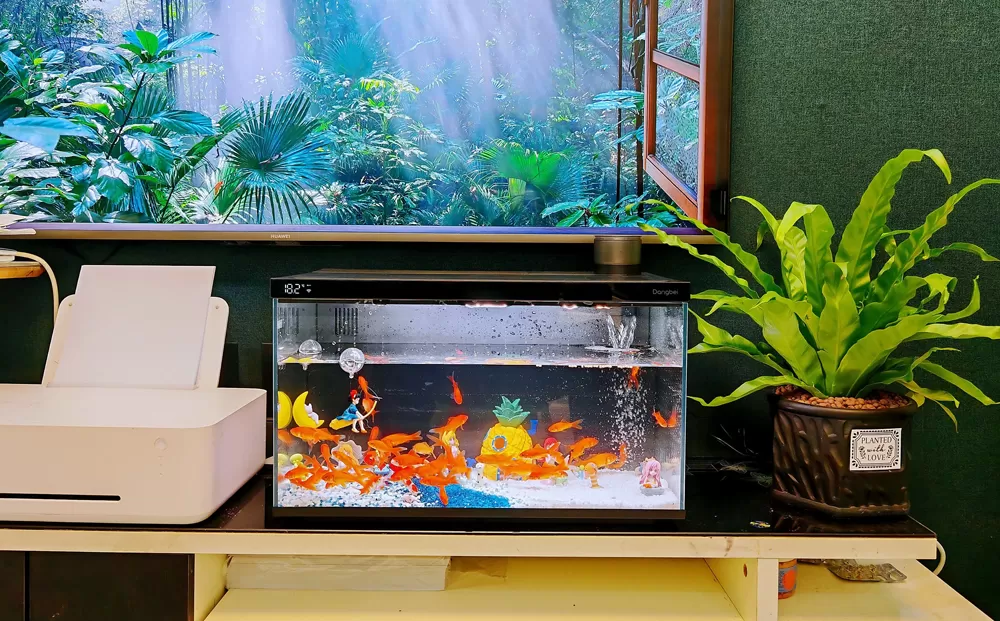 Home desktop small goldfish smart integrated fish tank